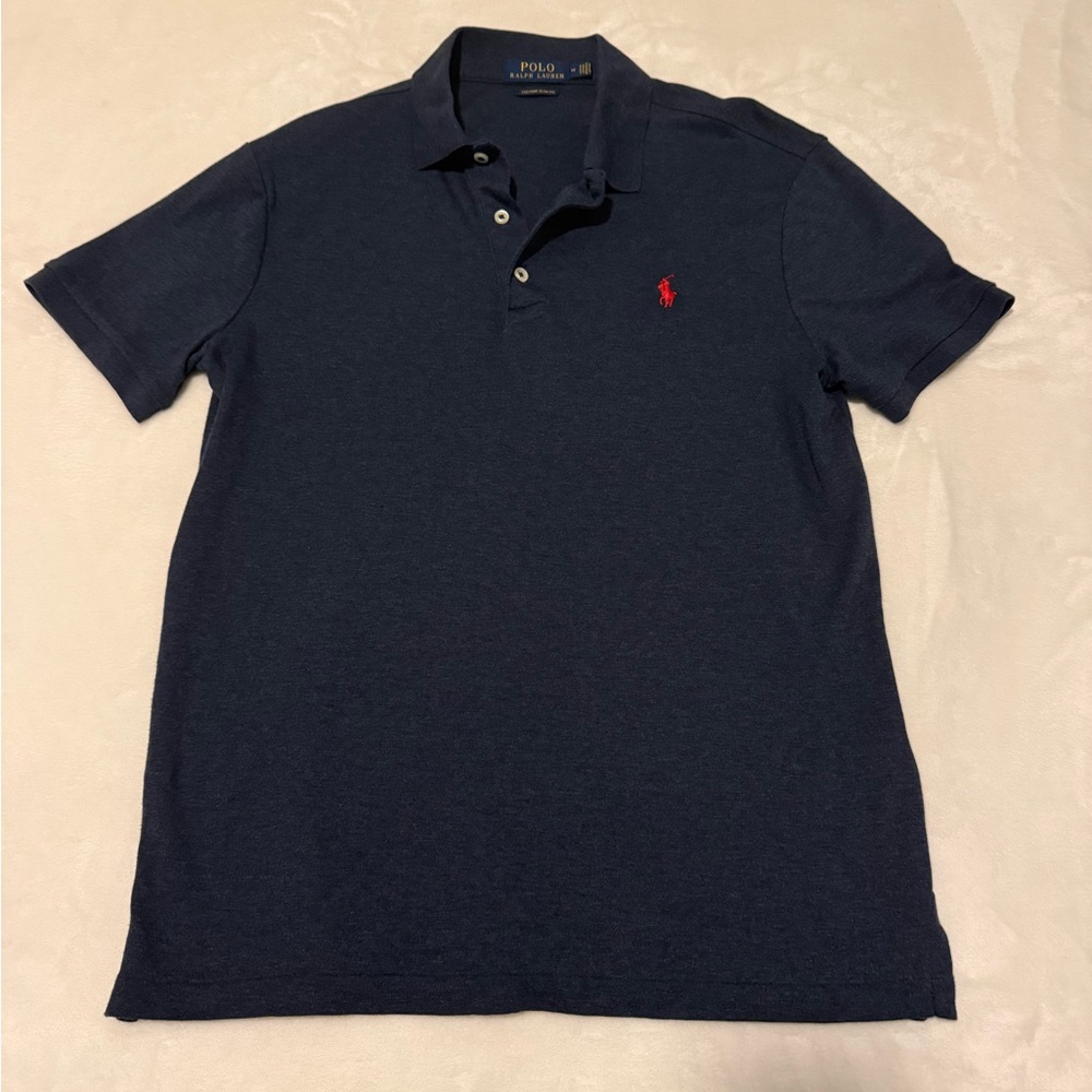 Ralph Lauren Men's Dark Blue Polo Shirt